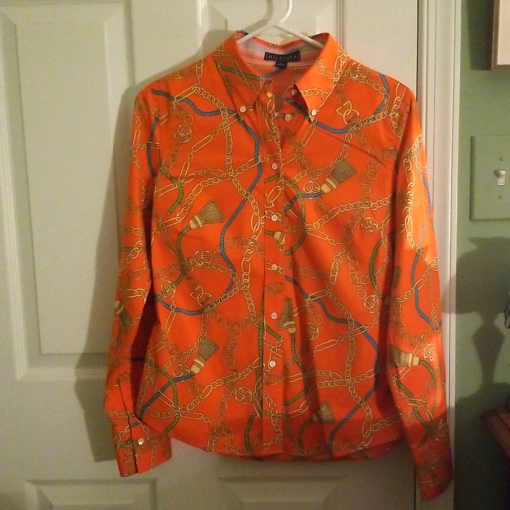 Hilfiger button up dress shirt